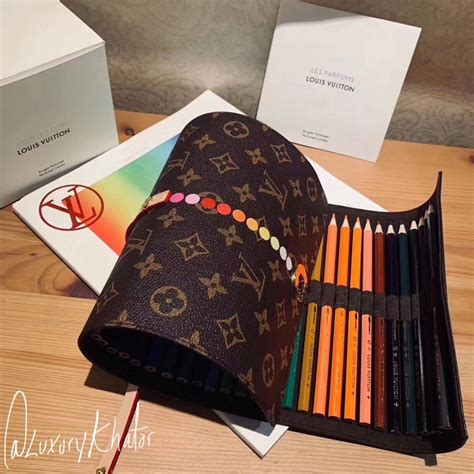 louis vuitton colored pencil roll|Louis Vuitton colored pencils price.